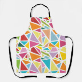 Tablier Motif de triangles colorés 2 (Recto)