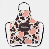 Tablier Motif de vache mûre (Recto)