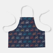 Tablier Motif de vélos multicolores (Recto)