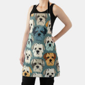 Tablier Motif de Yorkshire Terrier (Insitu)