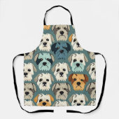 Tablier Motif de Yorkshire Terrier (Recto)