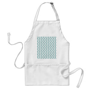 Tablier Motif de zigzag de Chevron en vert en bon état
