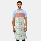 Tablier Motif debout de Cute Cactus (Porté)