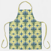 Tablier Motif Delft Tile (Recto)