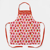 Tablier Motif Délice de Fraise (Recto)