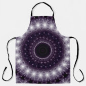 Tablier Motif dentelle noir et blanc fantaisie (Recto)