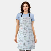 Tablier Motif d'équation mathématique (Porté)