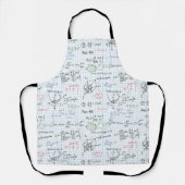 Tablier Motif d'équation mathématique (Recto)