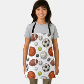 Tablier Motif d'équipements sportifs (Insitu)