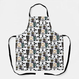 Tablier Motif des amateurs de café, de légumes, de légumes