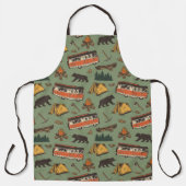 Tablier Motif des aventures du camp d'entraînement (Recto)