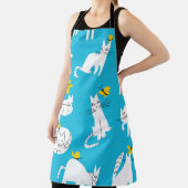 Tablier Motif des chats et papillons (Insitu)