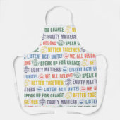 Tablier Motif des expressions inspirantes (Recto)