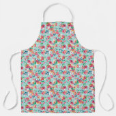 Tablier Motif des fleurs peintes (Recto)