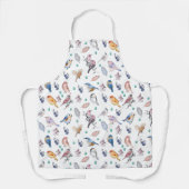 Tablier Motif des oiseaux de printemps (Recto)