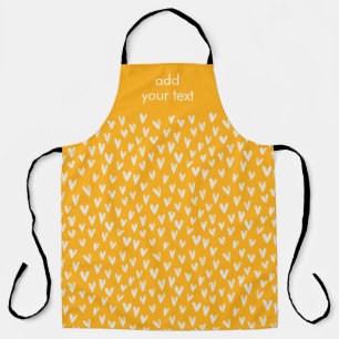 Tablier Motif des petits coeurs blancs mignons