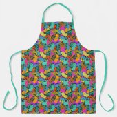 Tablier Motif des silhouettes animales (Recto)