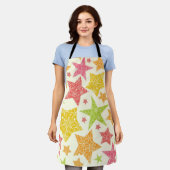 Tablier Motif d'étoiles (Porté)