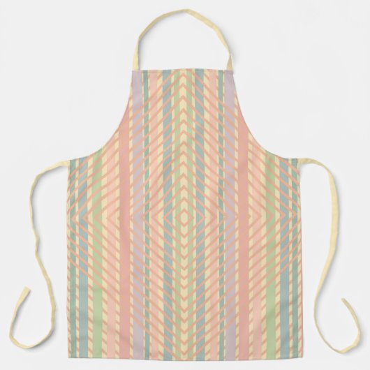 Tablier Motif diamant pastel joli (Recto)