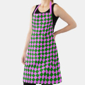 Tablier Motif diamant Pink Green Checker (Insitu)