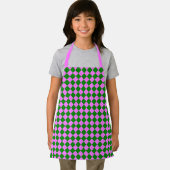Tablier Motif diamant Pink Green Checker (Insitu)