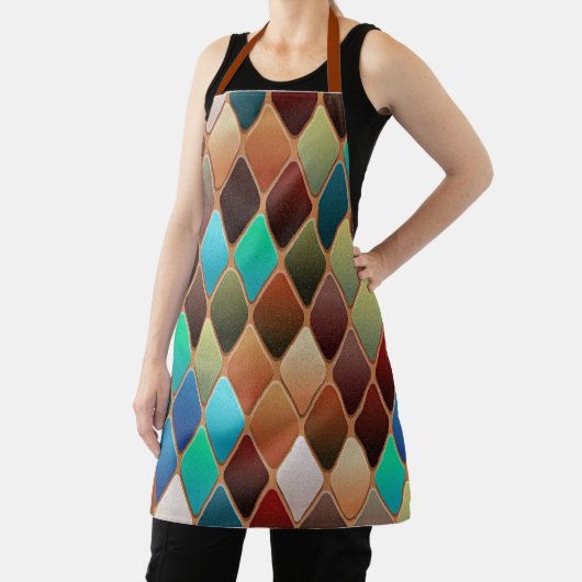 Tablier Motif Diamond coloré (Insitu)