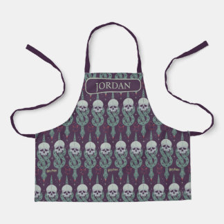 Tablier Motif d'icône géométrique de la Marque noire