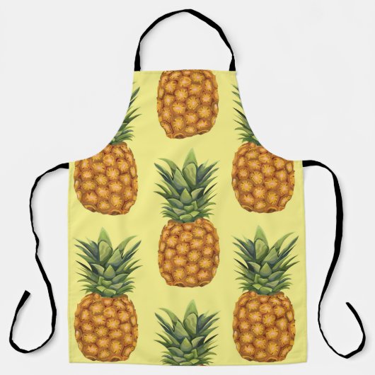Tablier Motif d'illustration abstrait pour ananas mignon (Recto)