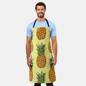 Tablier Motif d'illustration abstrait pour ananas mignon (Porté)
