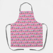 Tablier Motif D'Illustration De Cupcake Sur Tout Apron (Recto)