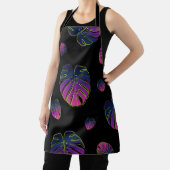 Tablier Motif d'illustration de feuille tropicale Monstera (Insitu)