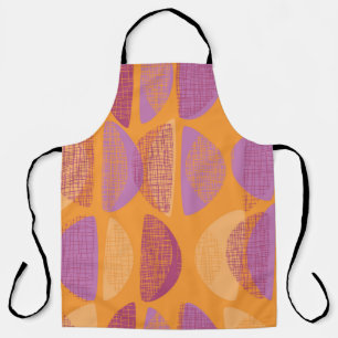 Tablier Motif d'illustration de style moderne du milieu du