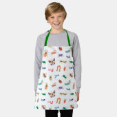 Tablier Motif d'insectes coloré mignon (Porté)