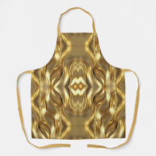 Tablier Motif doré radieux