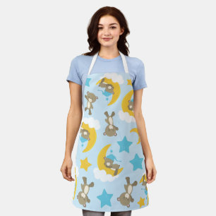 Tablier Motif D'Ours, Mignonnes Ours, Nounours, Étoiles