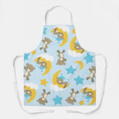 Tablier Motif D'Ours, Mignonnes Ours, Nounours, Étoiles (Recto)