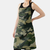 Tablier Motif du camouflage militaire vert (Insitu)