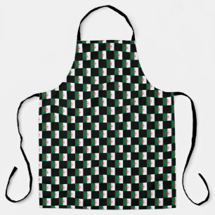 Tablier motif du drapeau À damiers Algérie