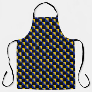 Tablier motif du drapeau À damiers Bosnie-Herzégovine