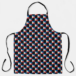 Tablier motif du drapeau À damiers Philippines