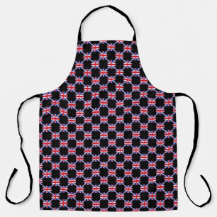 Tablier motif du drapeau À damiers Royaume-Uni