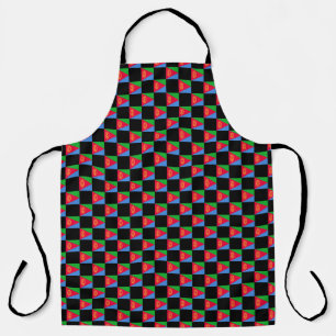 Tablier motif du drapeau À damiers'Érythrée