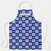 Tablier Motif du drapeau d'Israël des États-Unis (Recto)
