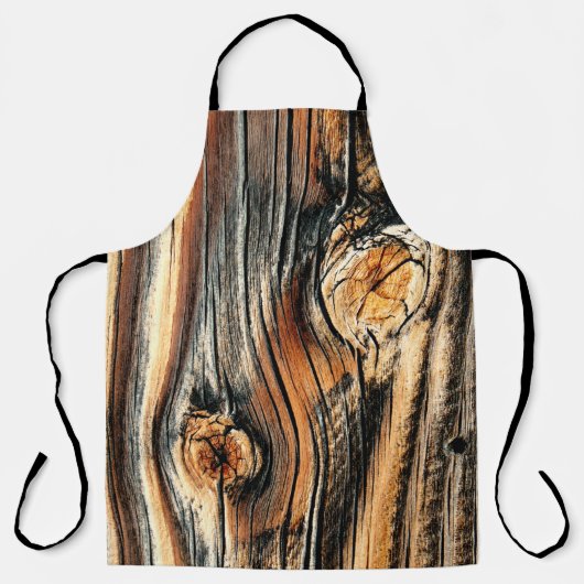 Tablier Motif du grain de bois (Recto)