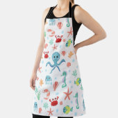 Tablier Motif du monde marin (Insitu)