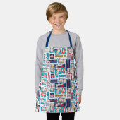 Tablier Motif du panneau de dessin Krypto (Porté)