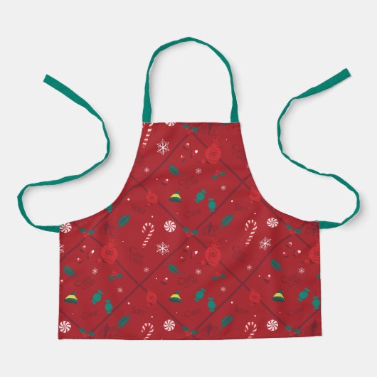 Tablier Motif Elf Candy Checker (Recto)