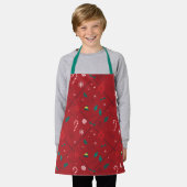 Tablier Motif Elf Candy Checker (Porté)