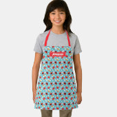 Tablier Motif Elmo et Rainbows (Insitu)