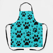 Tablier Motif empreinte de patte animal (Recto)